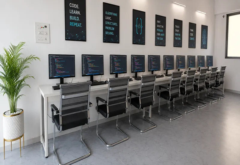 Coding Pro Academy computer lab